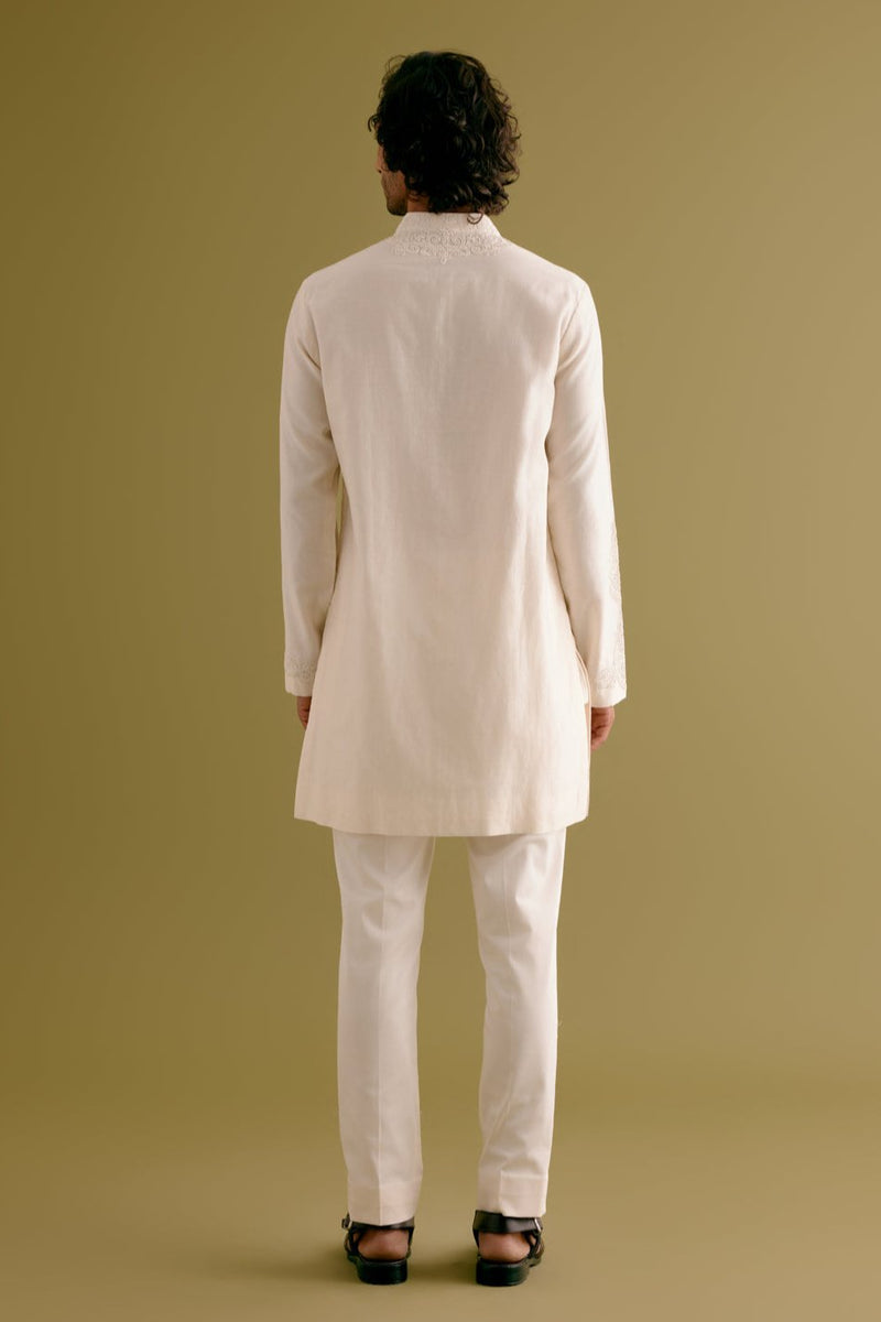 Ivory Dori Embroidered Kurta Set