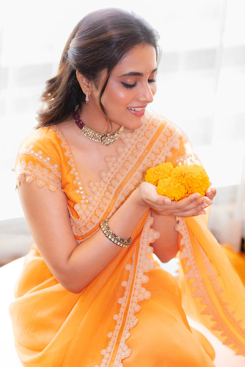 Anant Ambani's girlfriend Radhika Merchant in Orange lehenga |  Fashionworldhub