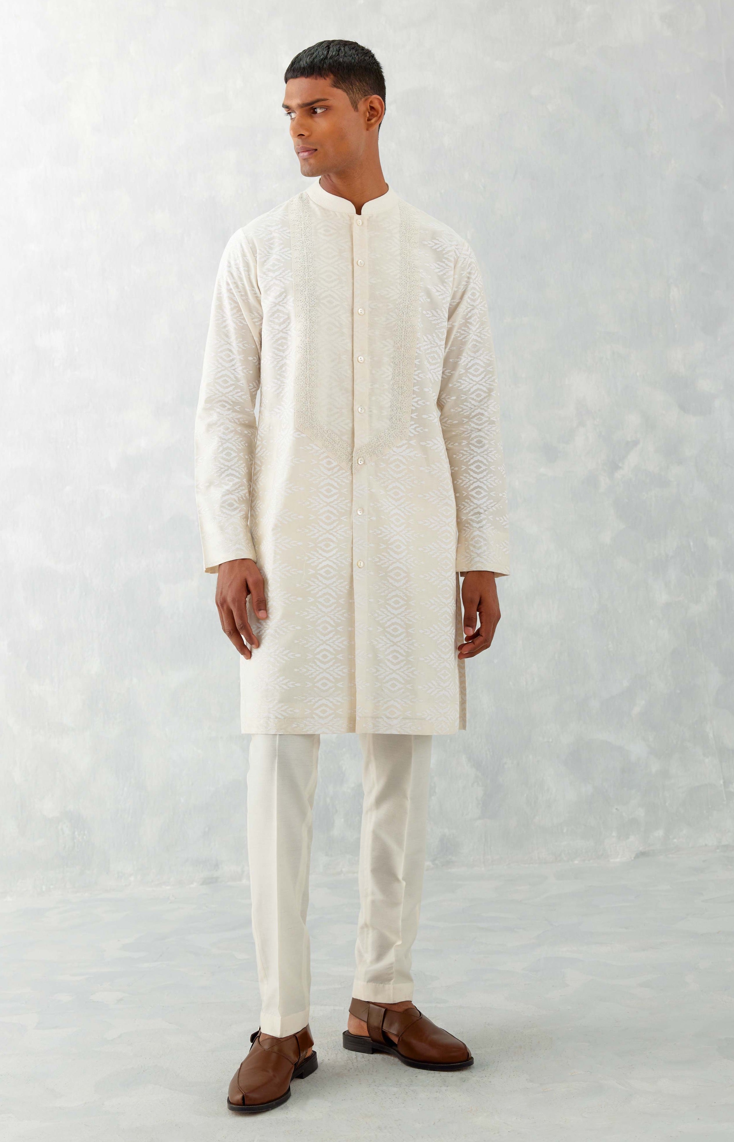 Ivory kurta pajama hot sale