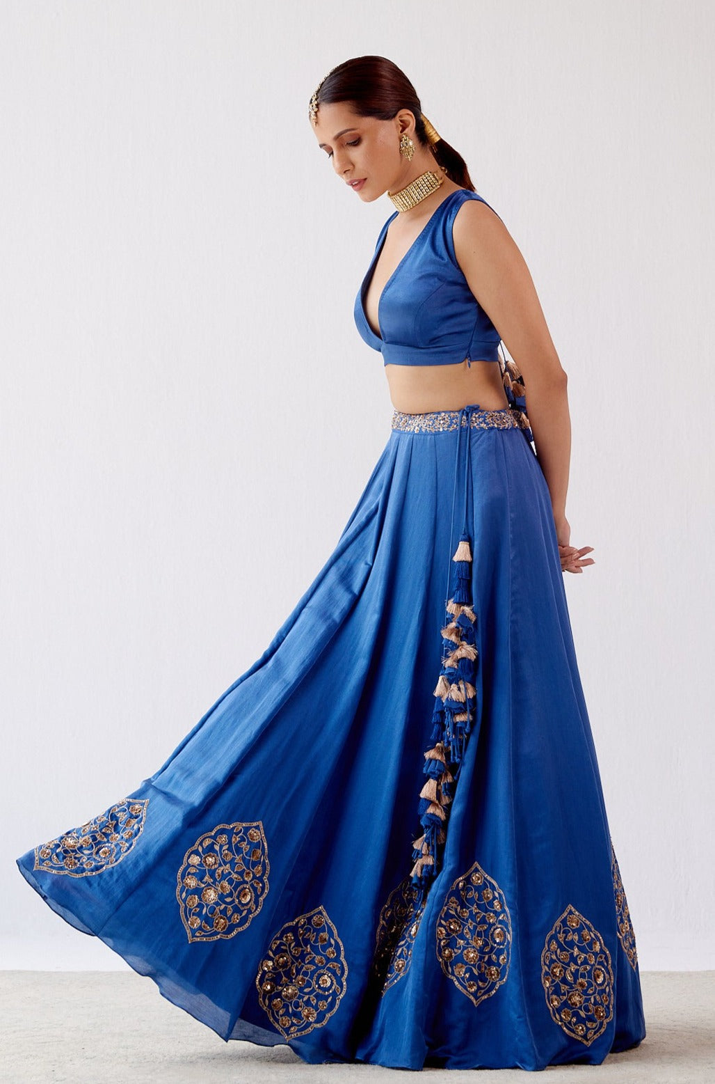 Pooja lehenga top